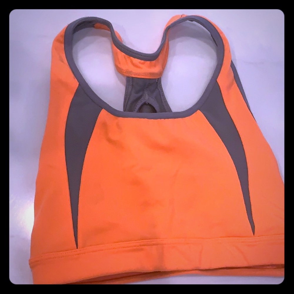Athleta hot Orange Sports Bra XXS